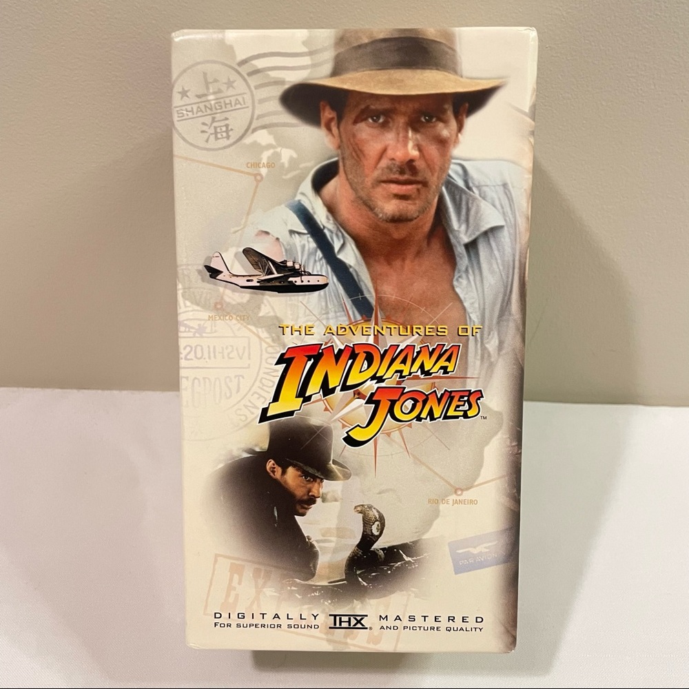 Adventures of Indiana Jones (3) VHS Set Sealed!